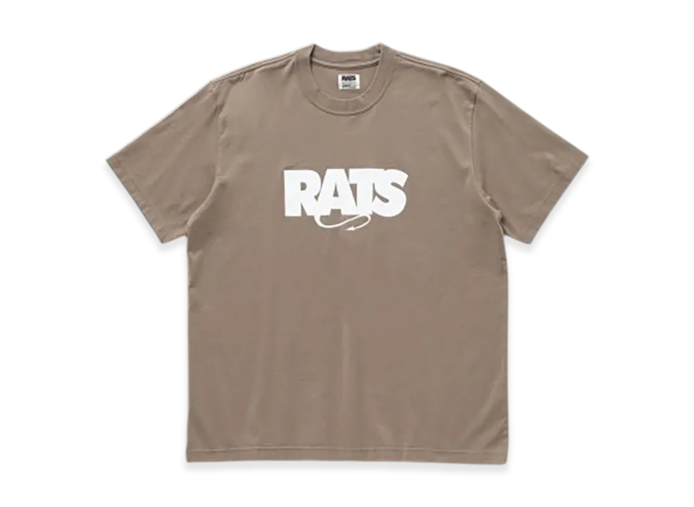 RATS Box Logo Tee "Khaki"