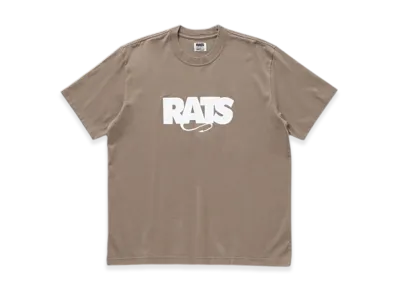 RATS Box Logo Tee "Khaki"
