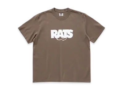 RATS Box Logo Tee "Brown"