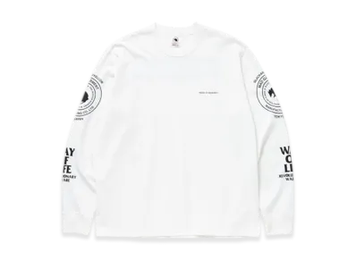 RATS Two Wheel L/S Tee "White"