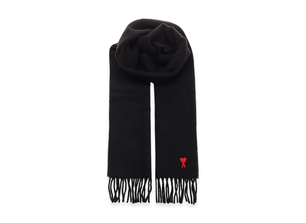 AMI PARIS Ami De Coeur Scarf "Black"