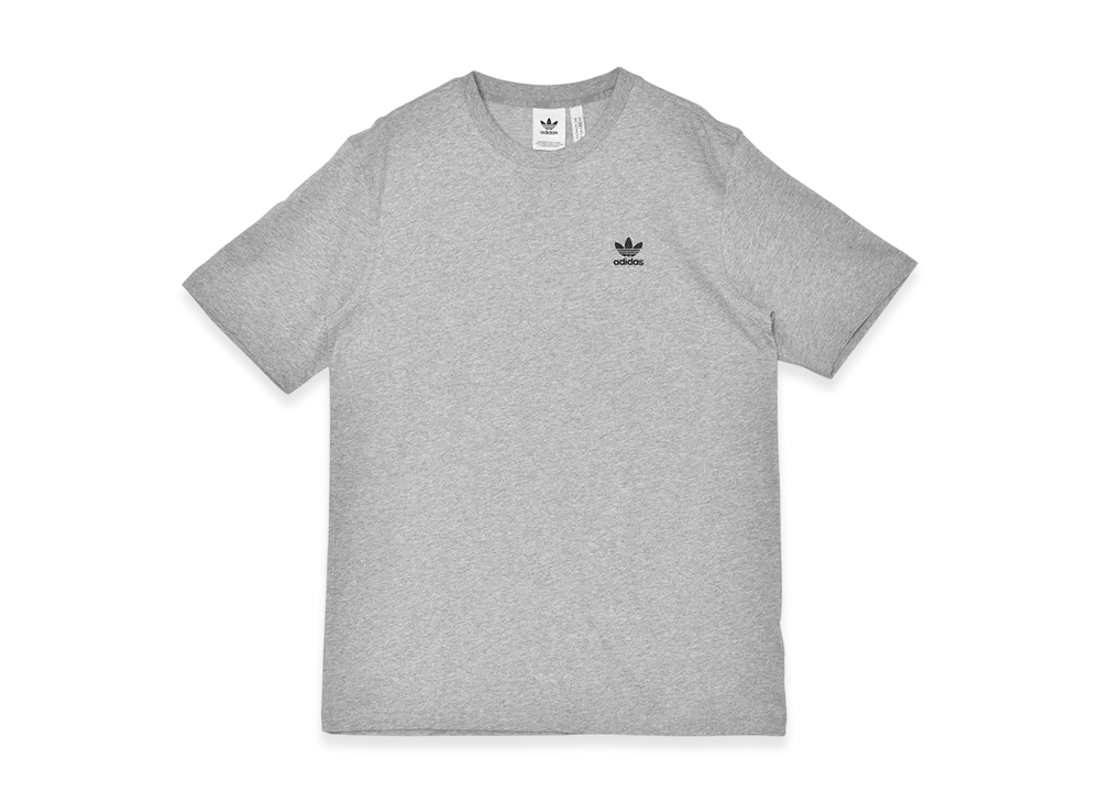 adidas Trefoil Essentials Tee "Medium Grey Heather"