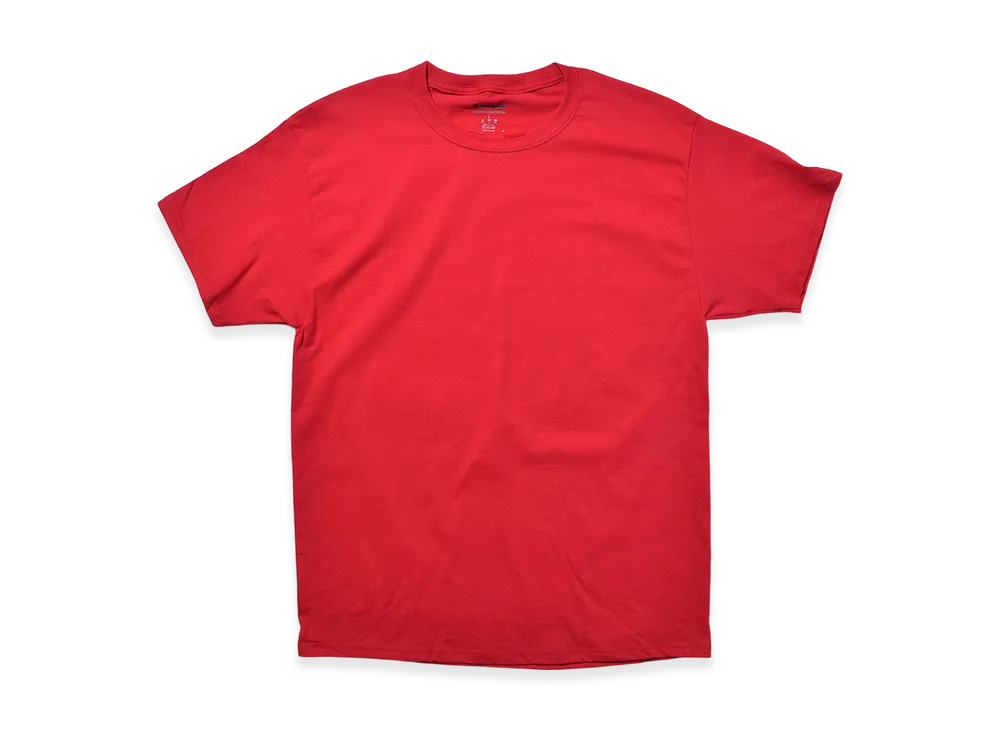Champion Adult 6Oz Short Sleeve Tee "Red"