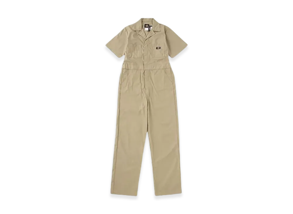 Dickies Short Sleeve Coverall Jumpsuit "Khaki"
