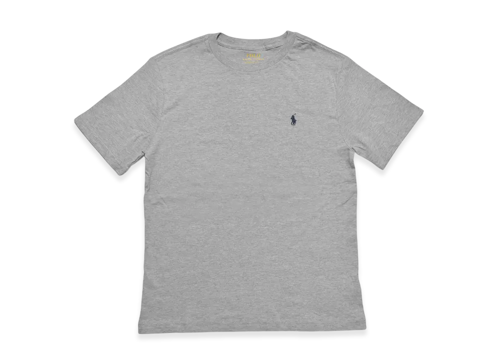 RALPH LAUREN One Point Crew Neck T-Shirt "Heather"