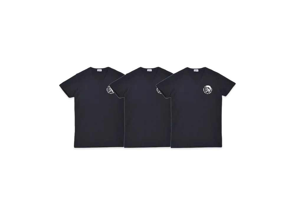 DIESEL Umtee Michael 3-Pack T-Shirt "Black"