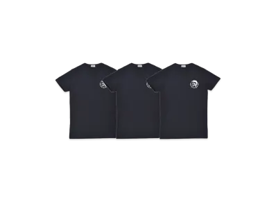DIESEL Umtee Michael 3-Pack T-Shirt "Black"
