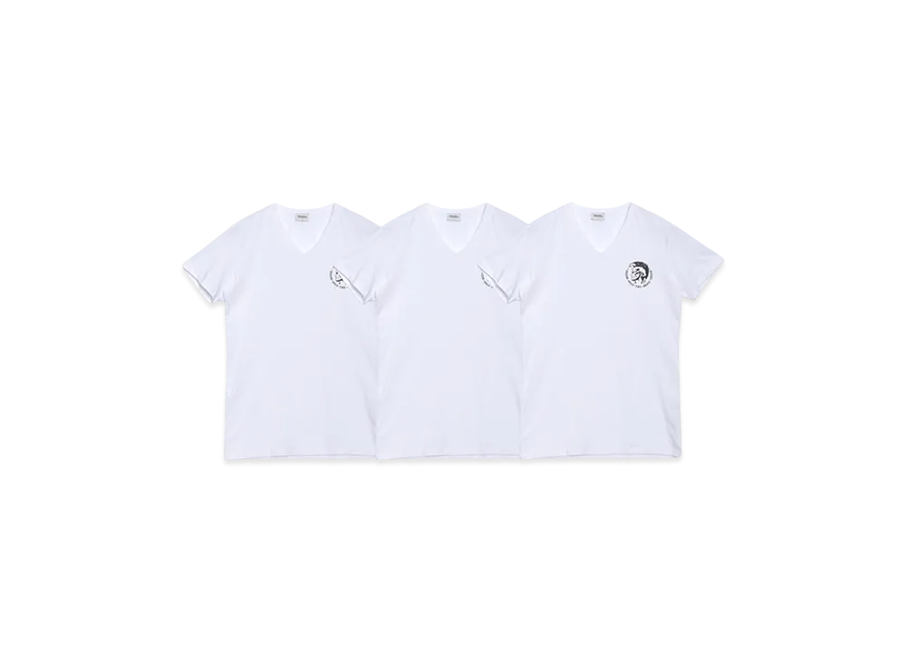 DIESEL Umtee Michael 3-Pack T-Shirt "White"