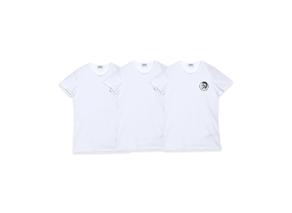 DIESEL Umtee Randall 3-Pack T-Shirt "White"