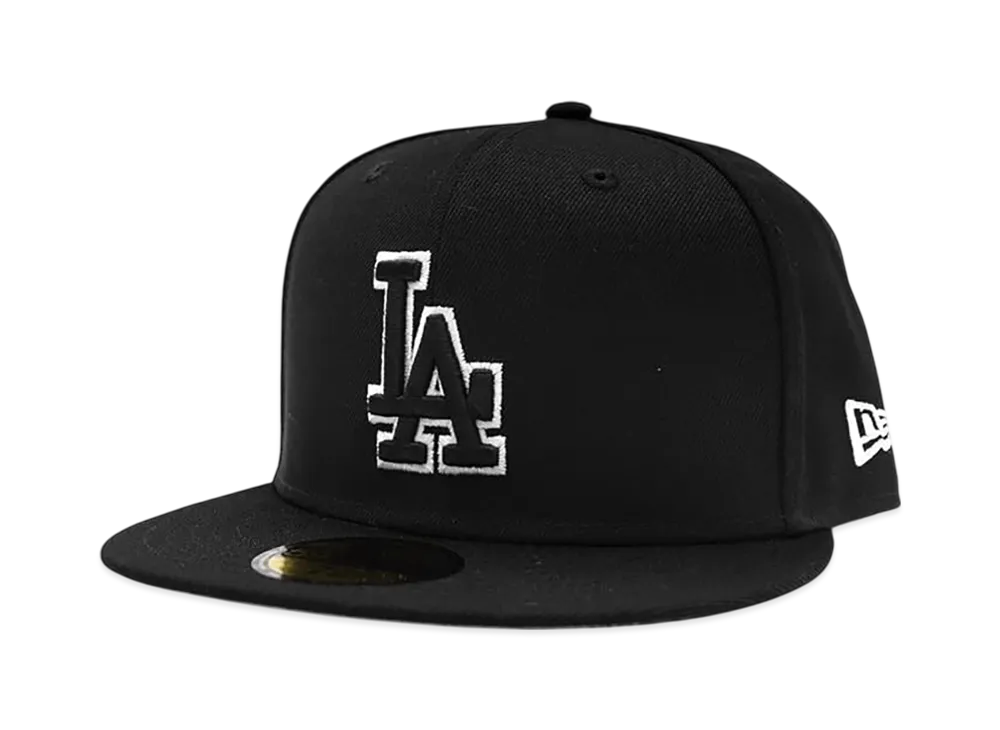 NEW ERA 59Fifty Baseball Cap "Dodgers Black"