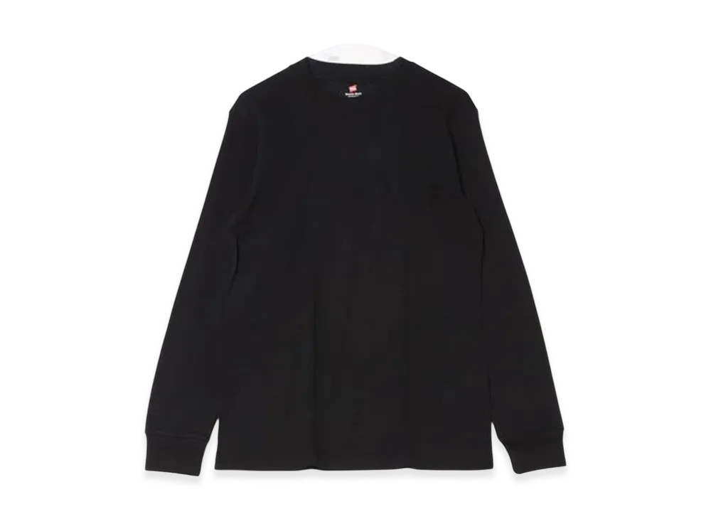 Hanes L/S Tee "Black"