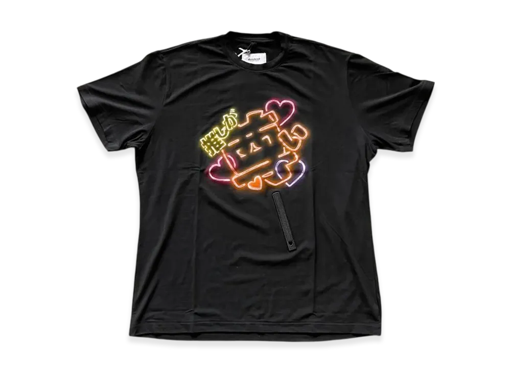 doublet Big Fan-Service Neon Paint T-Shirt Japanese "Black"