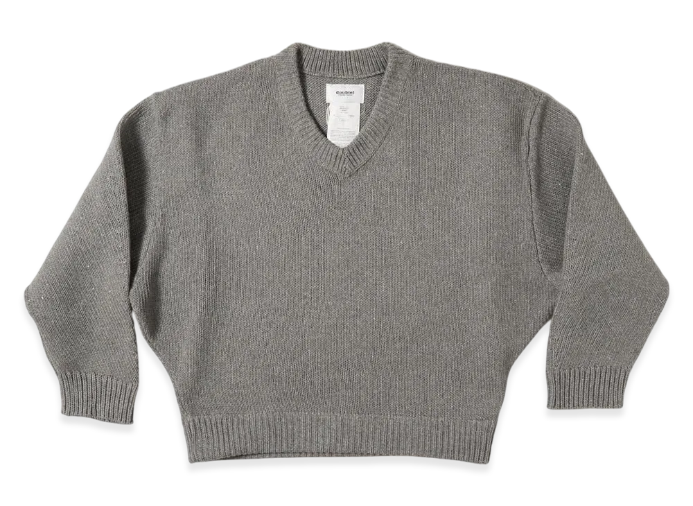 doublet Bounce Fusion Knit Pullover "Grey"