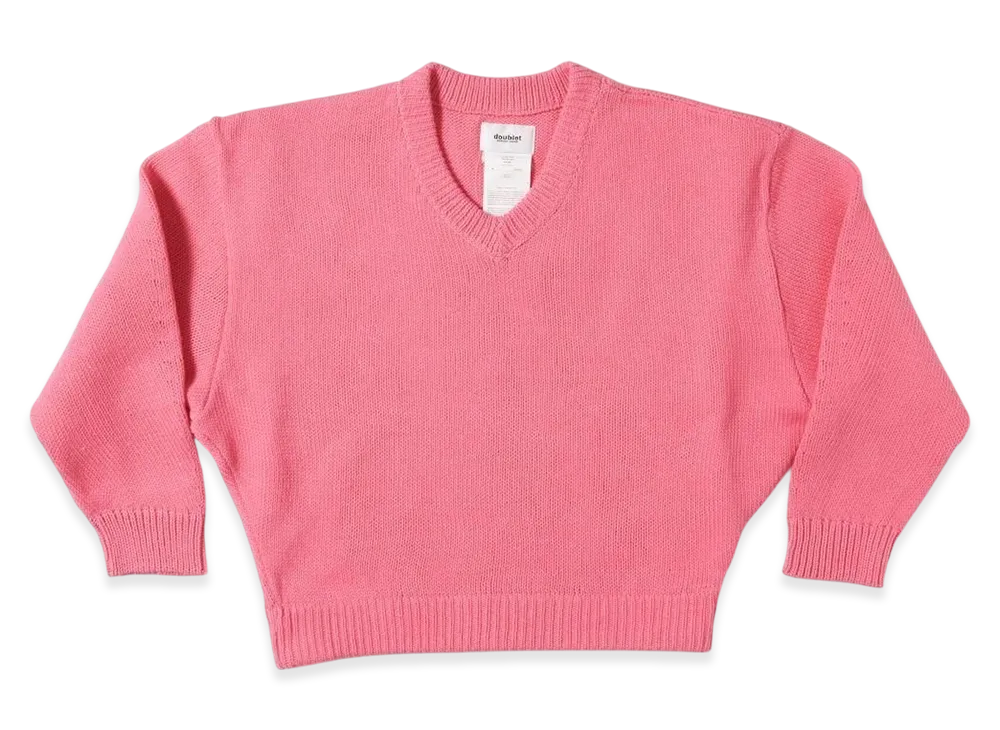 doublet Bounce Fusion Knit Pullover "Pink"