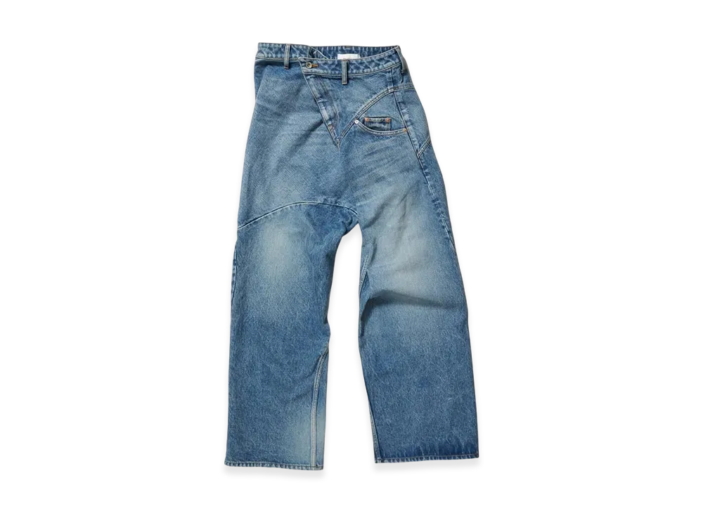 doublet Distorted Cutting Denim Pants "Indigo"