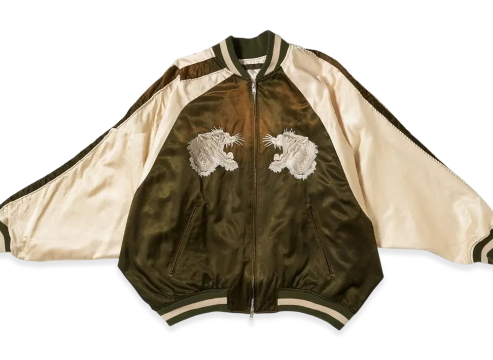 doublet Distorted Cutting Souvenior Jacket "Khaki"