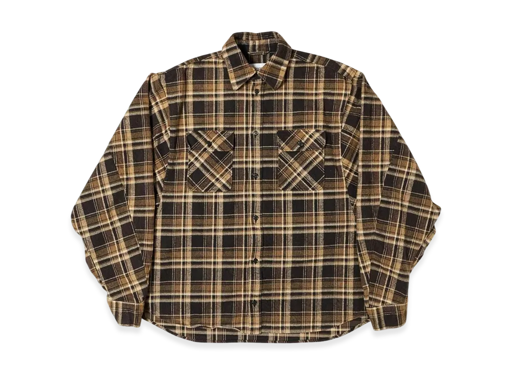 doublet Fade Check Shirt "Brown"