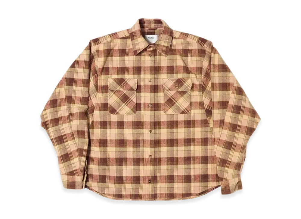 doublet Fade Check Shirt "Pink"