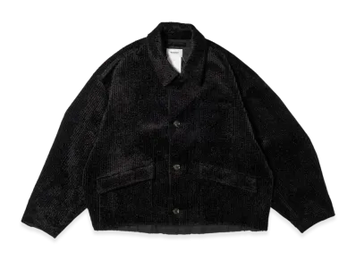 doublet Cut-Off Corduroy Coverall "Black"