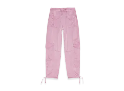 GANNI Washed Satin Pants "Bleached Mauve"