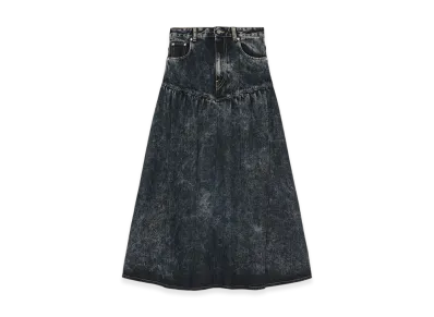 GANNI Denim Skirt "Black Washed"