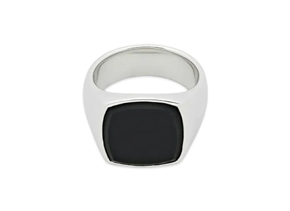 TOM WOOD Cushion Black Onyx Men "Silver"