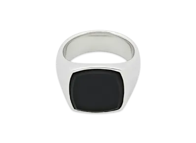 TOM WOOD Cushion Black Onyx Men "Silver"