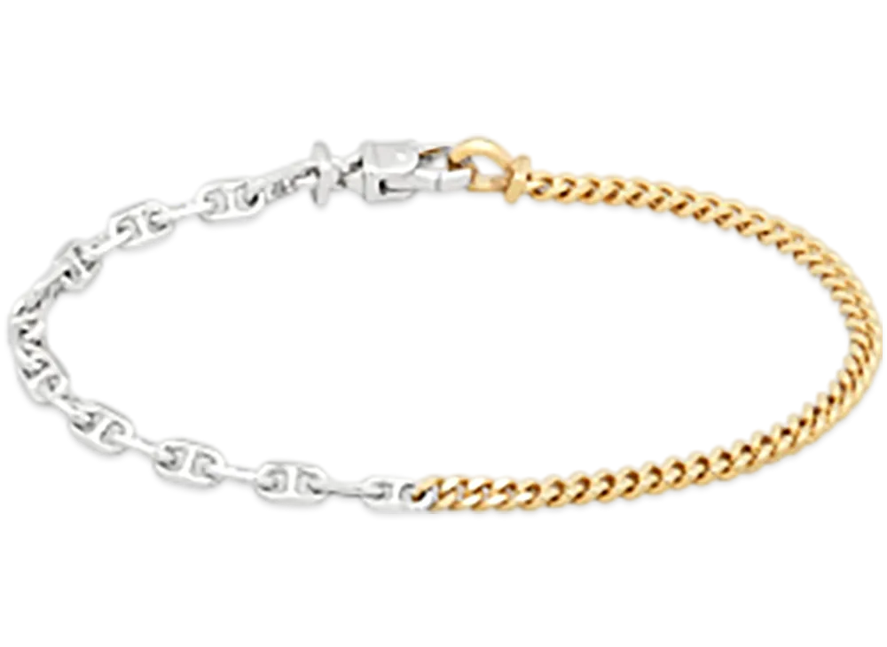 TOM WOOD Rue Bracelet Duo "Silver / Gold"