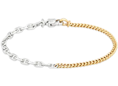 TOM WOOD Rue Bracelet Duo "Silver / Gold"