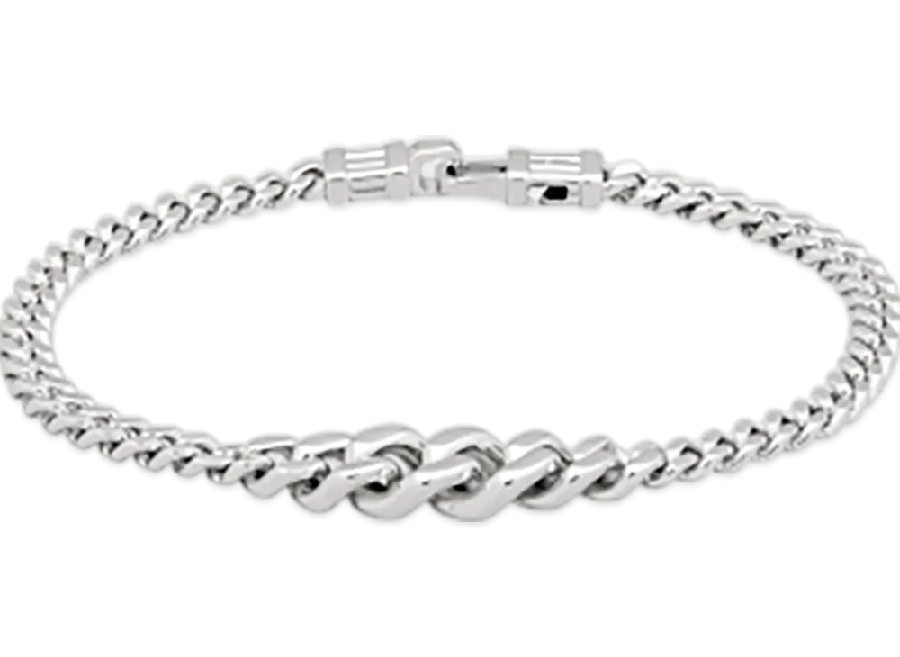 TOM WOOD Dean Bracelet "Silver"
