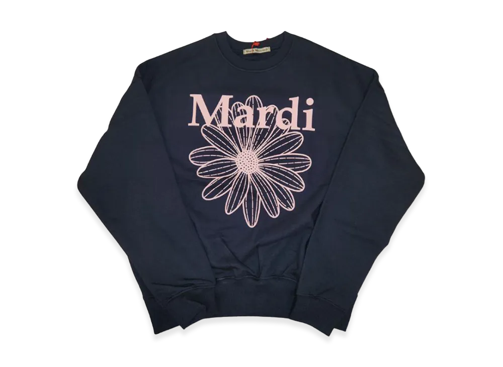 Mardi Mercredi Sweatshirt Flowermardi "Navy Palepink"