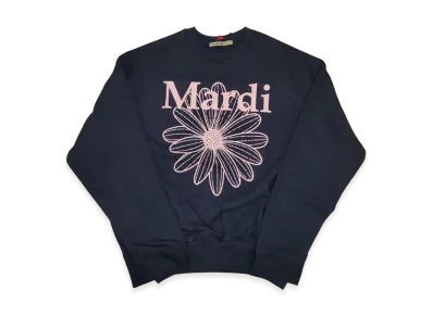 Mardi Mercredi Sweatshirt Flowermardi "Navy Palepink"