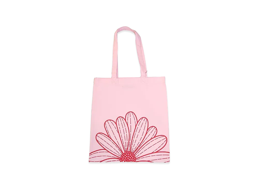 Mardi Mercredi Canvas Bag Flower Du Mardi "Lightpink Red"