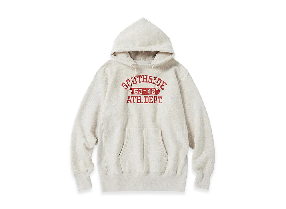 Champion TRUE TO ARCHIVES Pullover After Hooded "Silver Gray Maroon"
