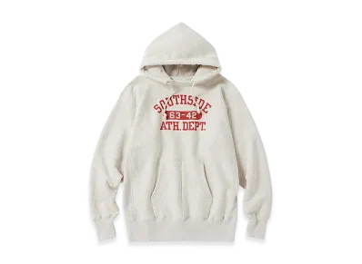 Champion TRUE TO ARCHIVES Pullover After Hooded "Silver Gray Maroon"