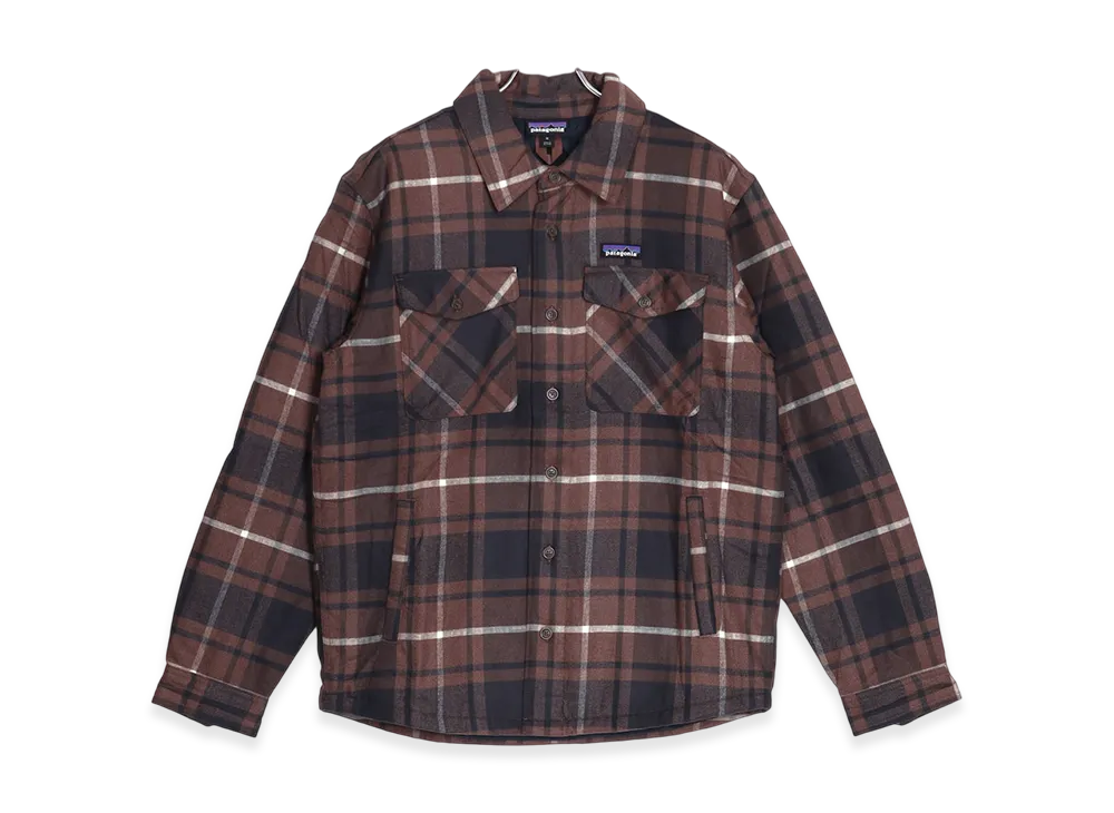 Patagonia Ms Insulate Fjord Flannel Shirt "Molasses Brown"