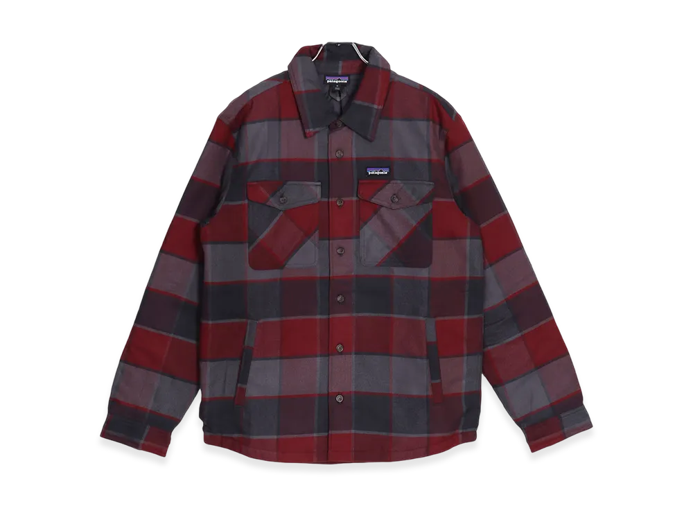 Patagonia Ms Insulate Fjord Flannel Shirt "Ink Black"