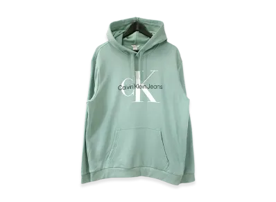 Calvin Klein Monogram P/O Hoodie "Blue Surf"