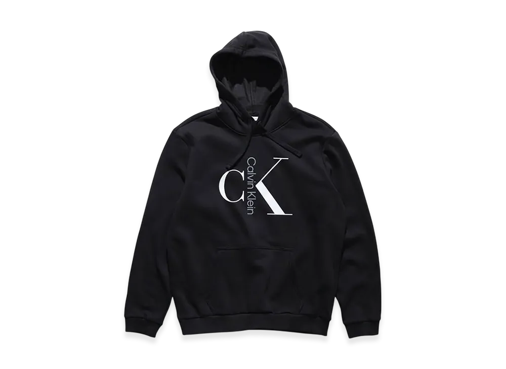 Calvin Klein Mixed Logo Monogram P/O Hoodie "Black Beauty"