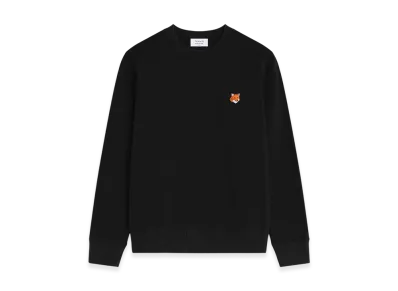 Maison Kitsune Fox Head Regular Sweatshirt "Black"