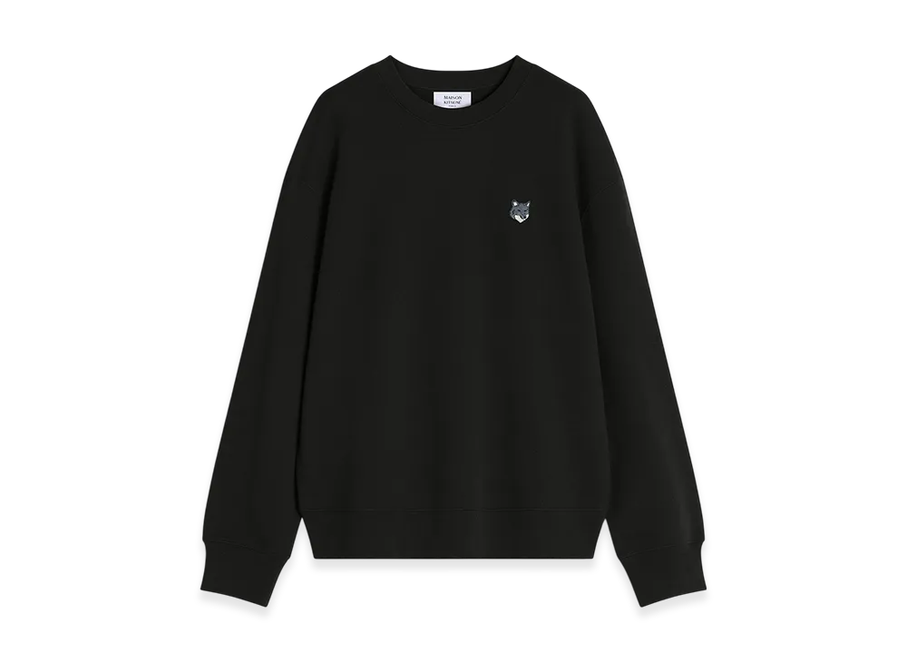 Maison Kitsune Fox Head Comfort Sweatshirt "Black"