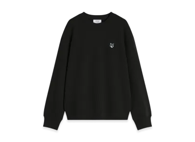 Maison Kitsune Fox Head Comfort Sweatshirt "Black"