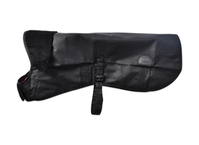 Barbour Waxed Dog Coat "Black"