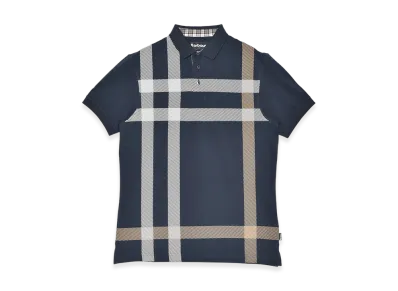Barbour Brain Polo Shirt "Navy/Pine"