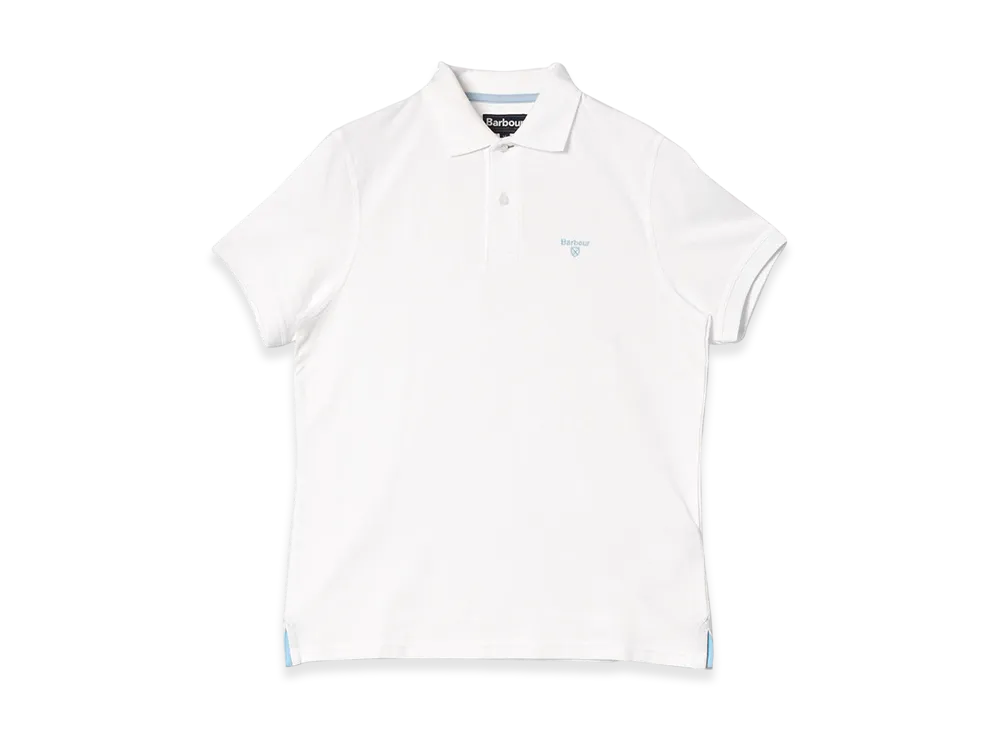 Barbour Lightweight Sports Polo Shirt "White"