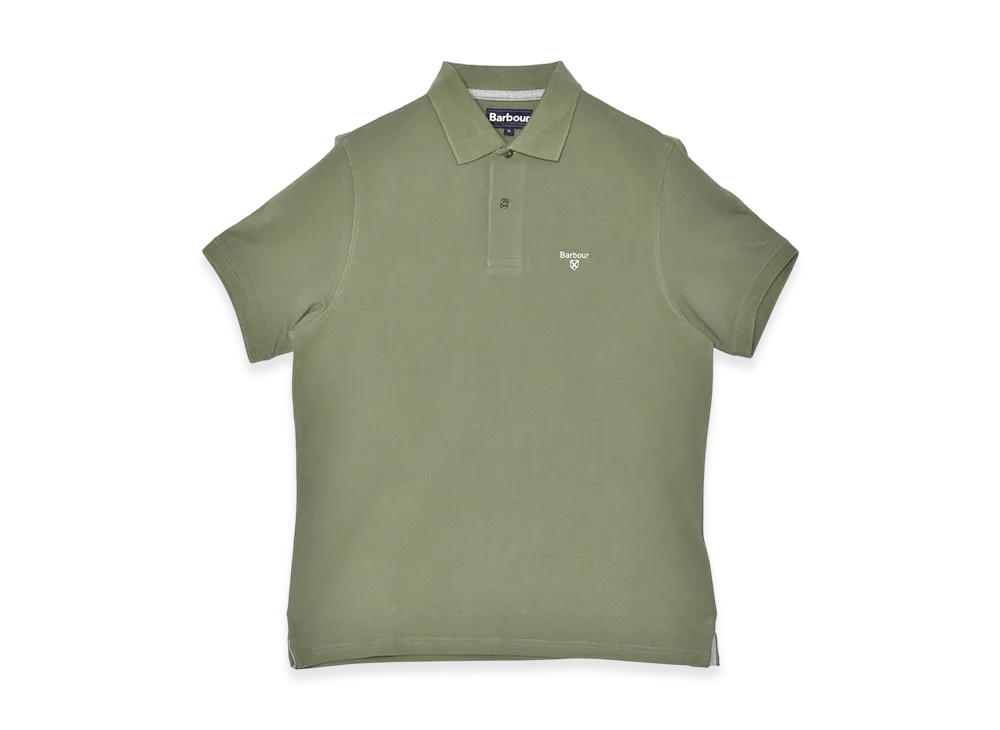 Barbour Lightweight Sports Polo Shirt "Burnt Olive"