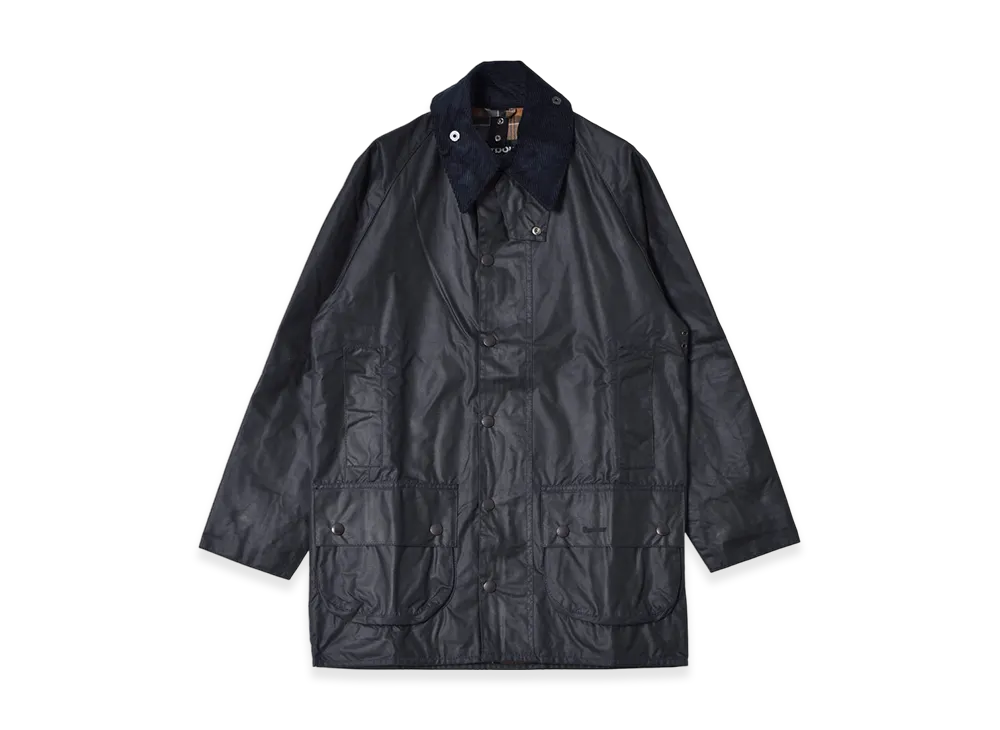 Barbour Beaufort Waxed Jacket "Navy"