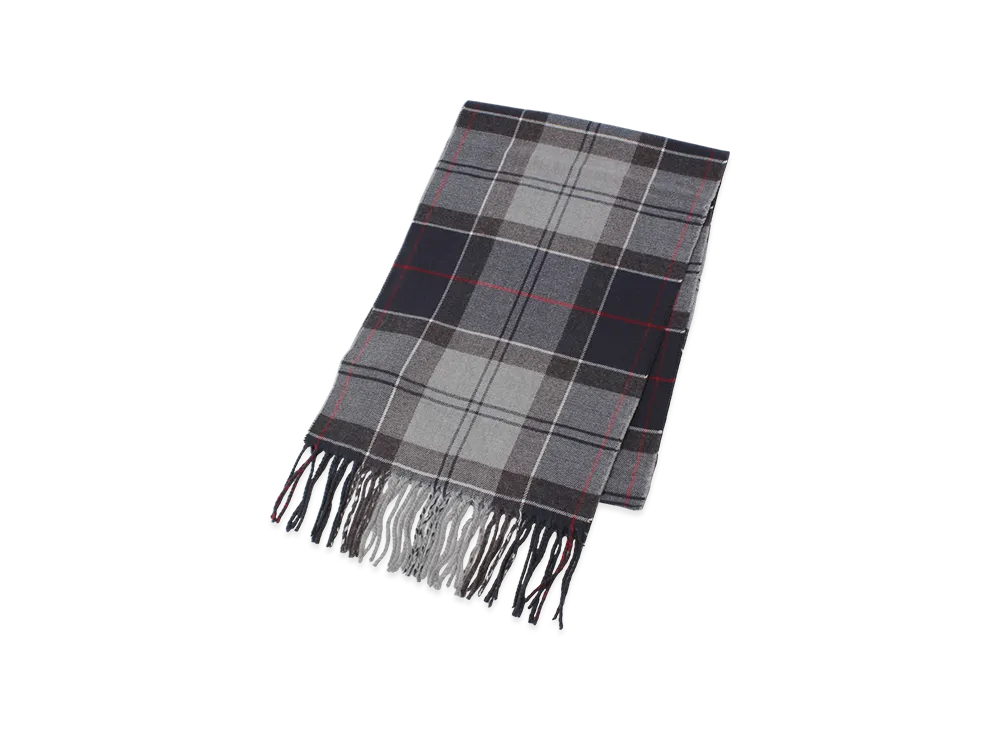 Barbour Garingale Tartan Scarf "Blue Granite"