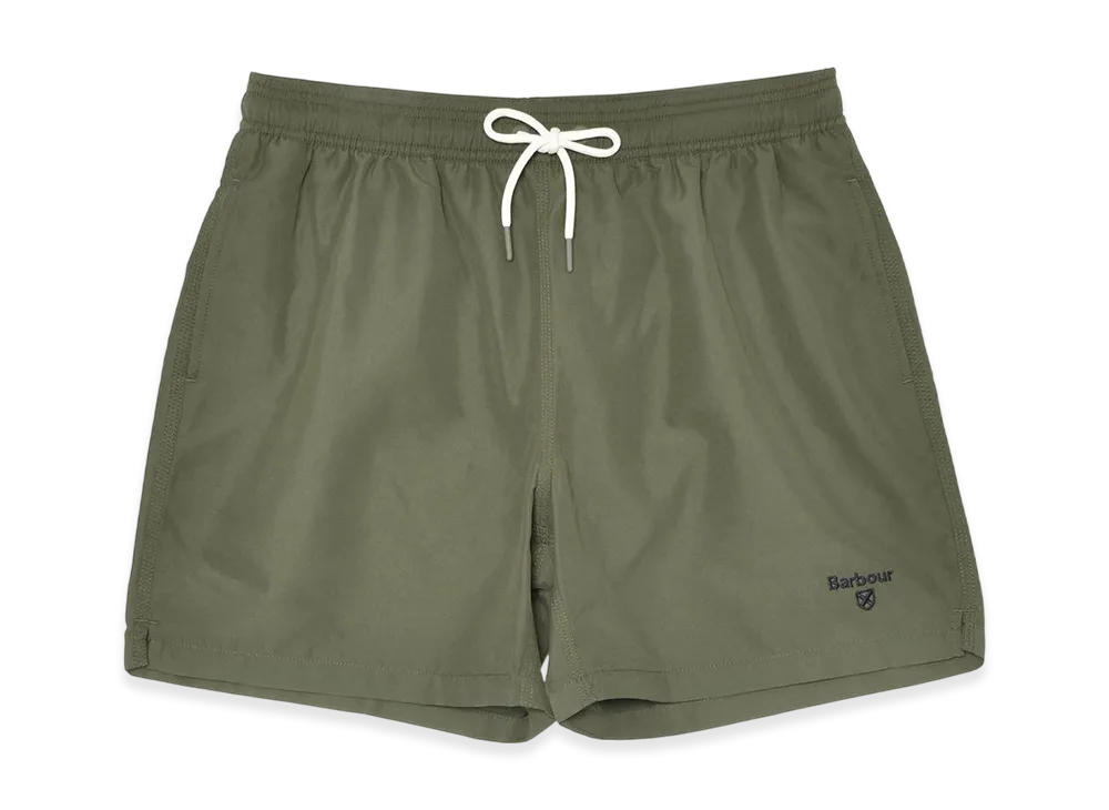 Barbour Staple Logo 5 Swim Shorts "Olive"