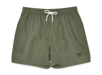 Barbour Staple Logo 5 Swim Shorts "Olive"